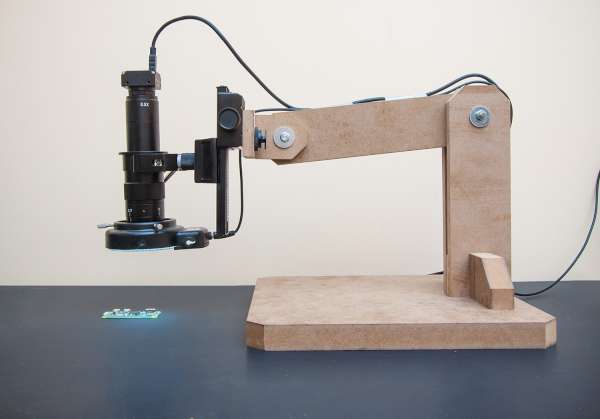 DIY PCB inspection microscope