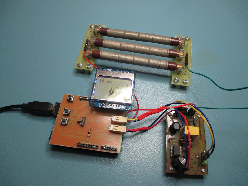 Arduino Geiger–Müller counter with LCD display Arduino Geiger–Müller counter with LCD display