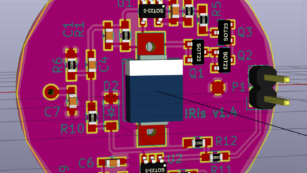 IRis – An Infrared Sensor using Photodiode amplification Circuit