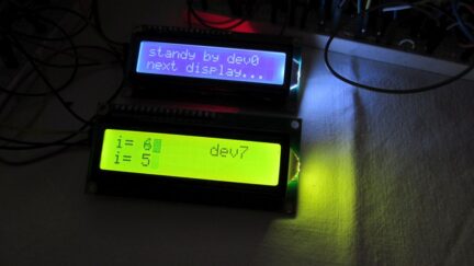 An Atmega library for multiple HD44780 LCDs