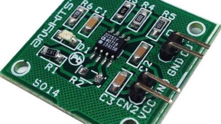 Magnetic field sensor using AD22151