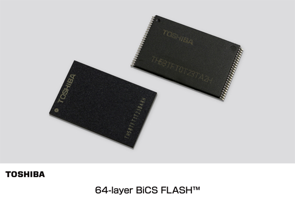 Samsung and Toshiba Will Start 64-layer 3D NAND Production Soon