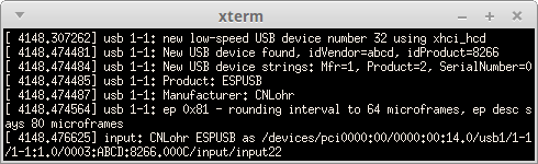 ESPUSB – An USB Software Stack For ESP8266