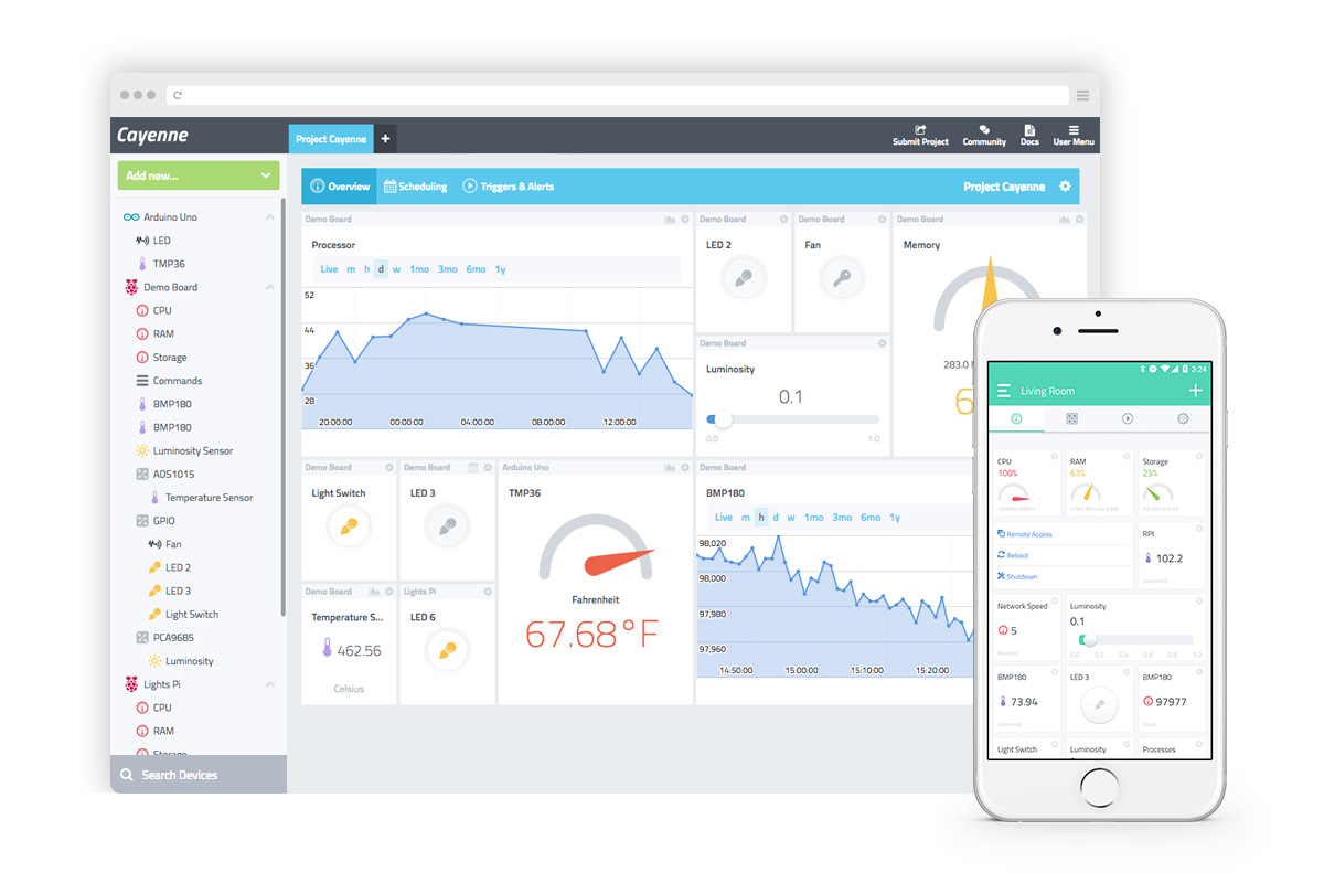 The IoT Project Builder “myDevices” Has Added Arduino Support