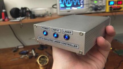 Opto-isolated laser controller build