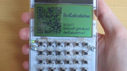 AriCalculator – A homemade handheld calculator