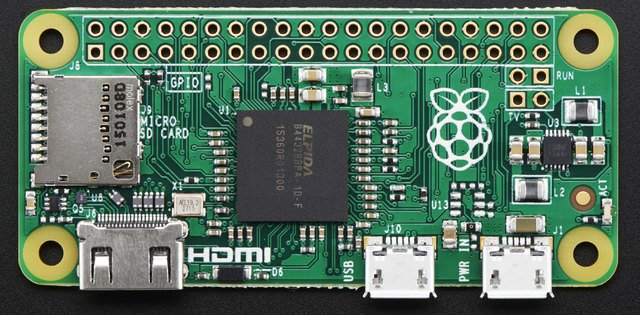 Raspberry Pi Zero - Image courtesy of Adafruit 