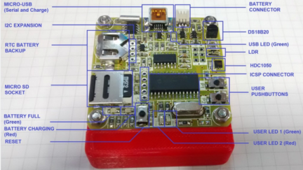 A full-featured, portable weather data recorder