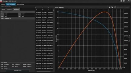 Photovoltaic simulator system adds automated MPPT Efficiency Test