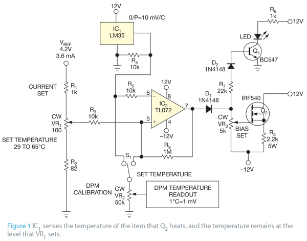 Use a transistor as a heating element