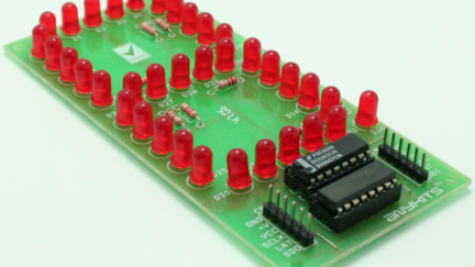 7 Segment LED Based SPI Display using 74HC595
