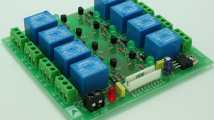 8 Channel Relay Board with onboard 5V regulator