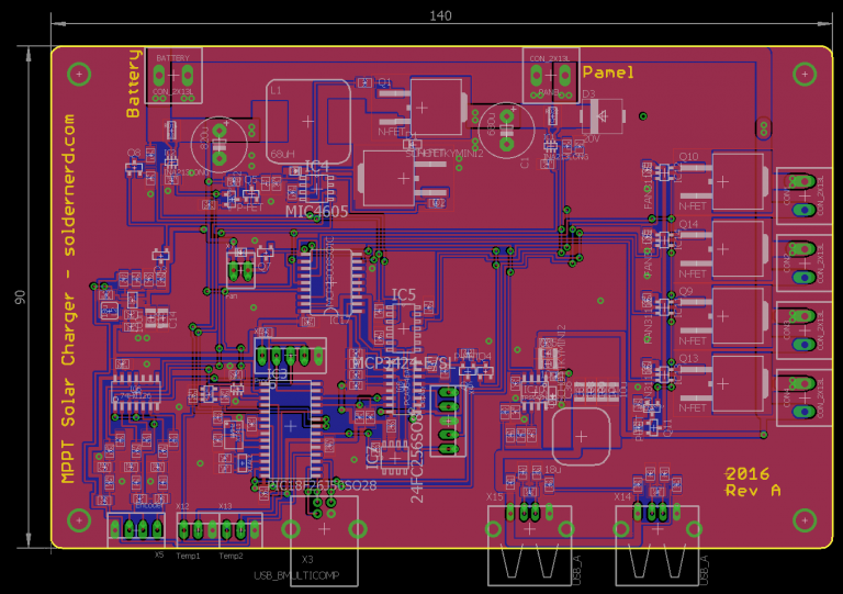 MPPT Solar Charger Design based on PIC18F26J50