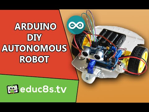 Obstacle avoiding robot with hot sale servo
