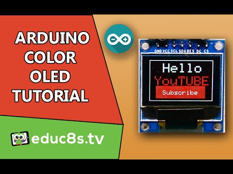 Arduino Tutorial: Color OLED SSD1331 display with Arduino Uno