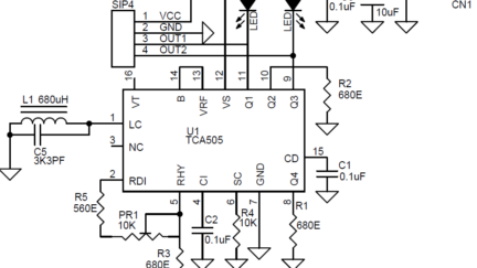 Inductive Proximity Switch Using TCA505