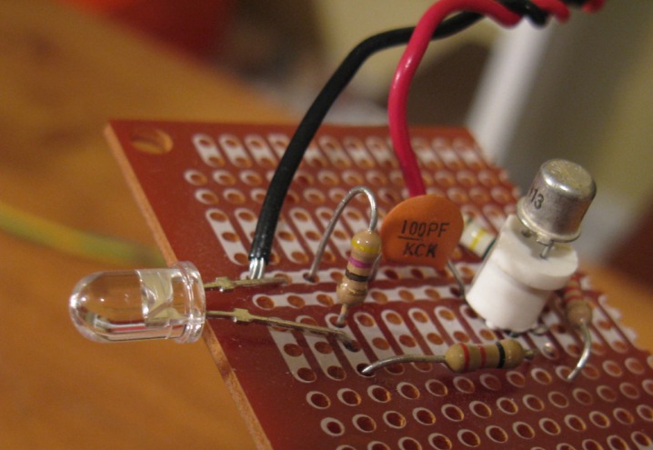 Measuring the speed of light with electronics