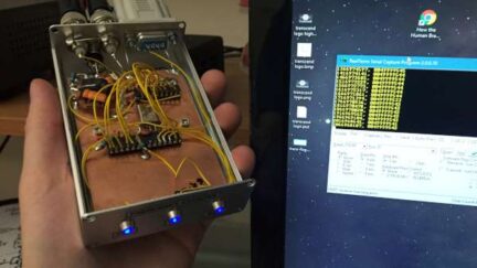 VHF Frequency Counter with PC Interface