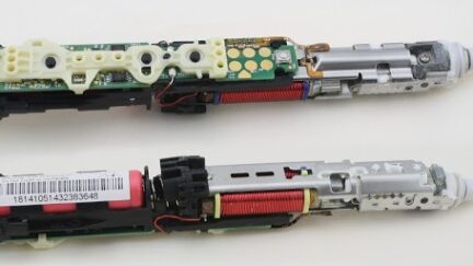 Sonicare toothbrush teardown: microcontroller, H bridge, and inductive charging