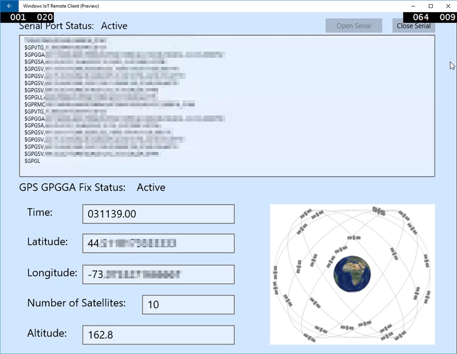 Collecting GPS Data Using GPS Module With Windows IoT