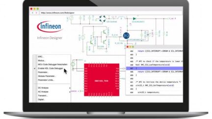 Online prototyping with A/D simulation, in Infineon Designer