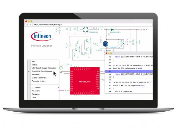 Online prototyping with A/D simulation, in Infineon Designer Online prototyping with A/D simulation, in Infineon Designer