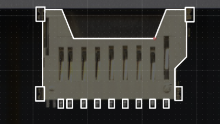 Creating footprints in KiCad using a scanner