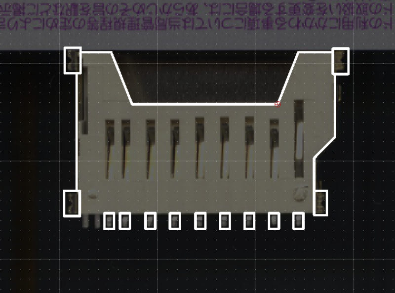 Creating footprints in KiCad using a scanner