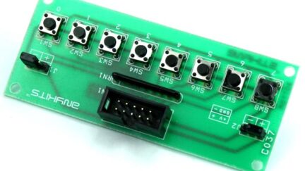 8 Tact Switch board for microcontroller