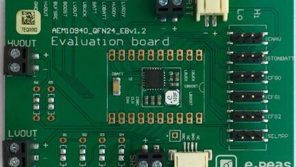 AEM10940, A High Efficient Power Management IC From e-peas
