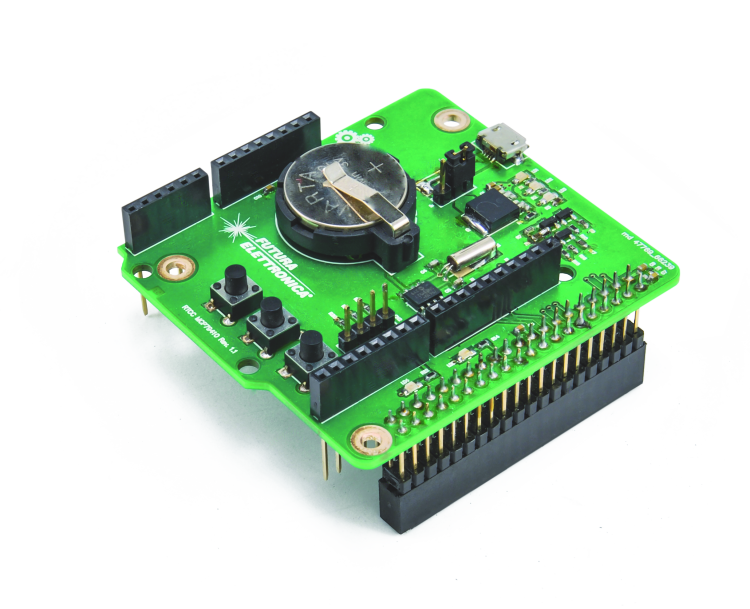 $18 RTC Shield For Both Arduino UNO And Raspberry Pi 3