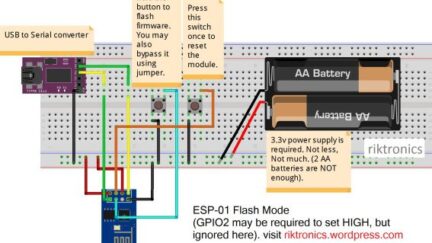 Flash Firmware To ESP8266 WiFi Module the easy way