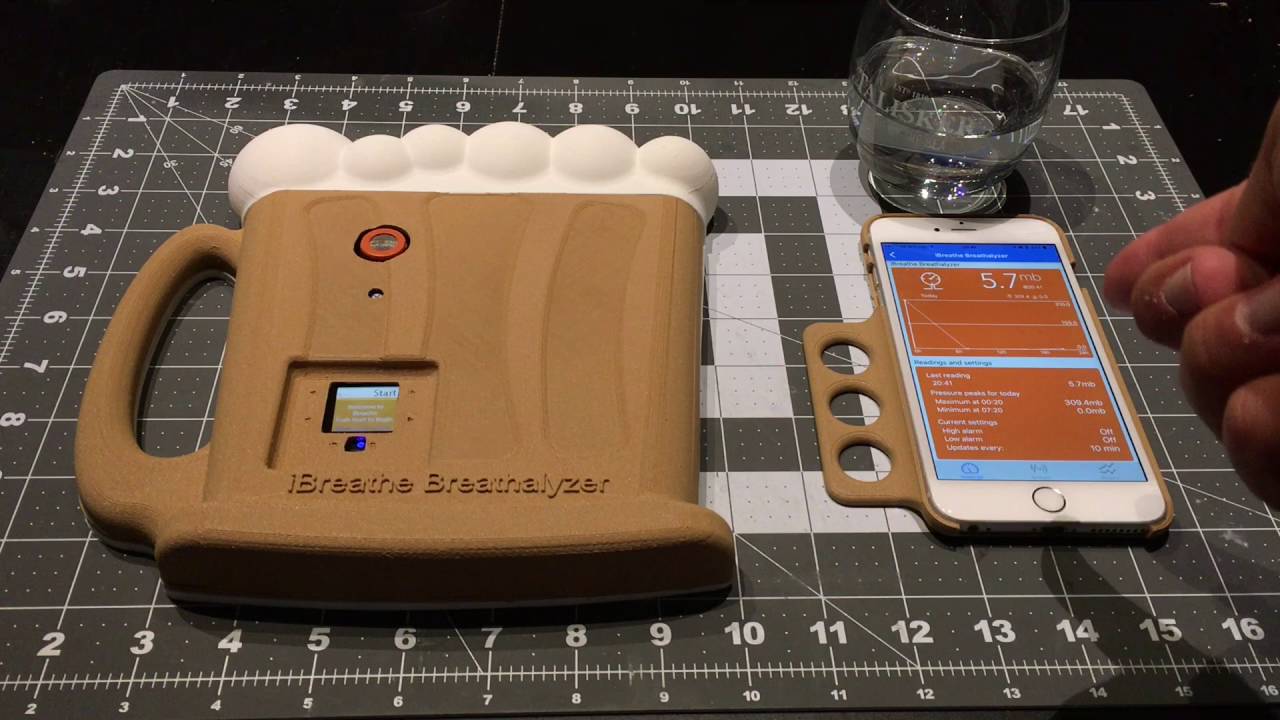 iBreathe, A Breathalyzer Based on Hexiwear - Electronics-Lab.com