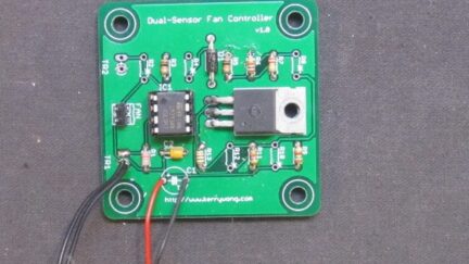 A dual sensor fan controller build