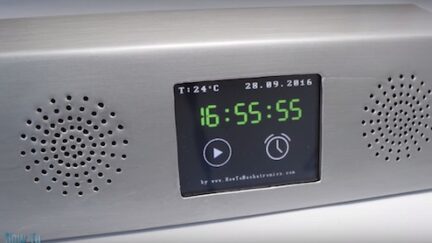 Arduino Touch Screen Music Player and Alarm Clock Project