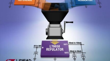 LT6658 – Precision Dual Output, High Current, Low Noise, Voltage Reference