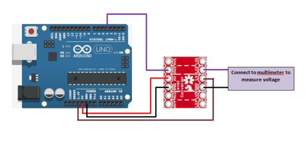 LC-04 4 Channel Logic Level Converter -Electronic-lab | Rik