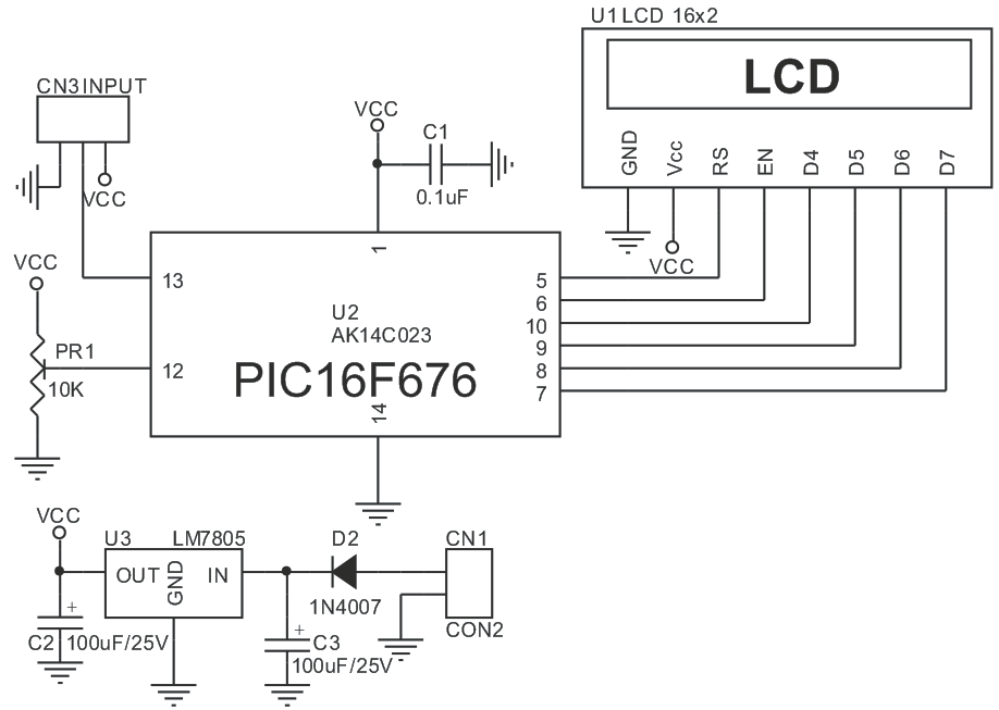 lm35-themometer-pic16f676-schematic