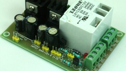 Large Current Relay with Dual Output DC-DC Converter for Hobby CNC/Router