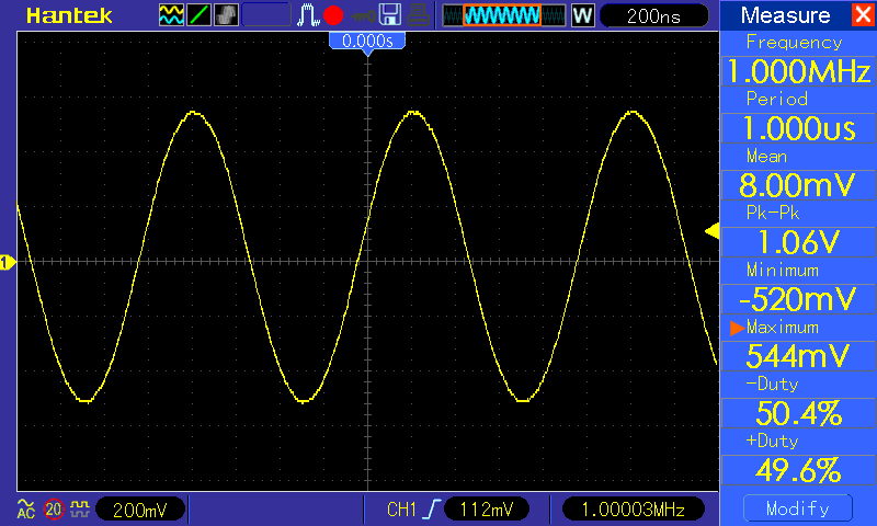 Output Response of Arduino Based Signal Generator