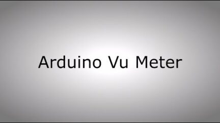Arduino-Based VU Meter