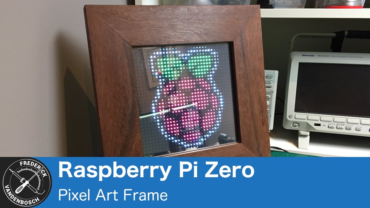 DIY Pixel Art Frame Using Raspberry Pi Zero