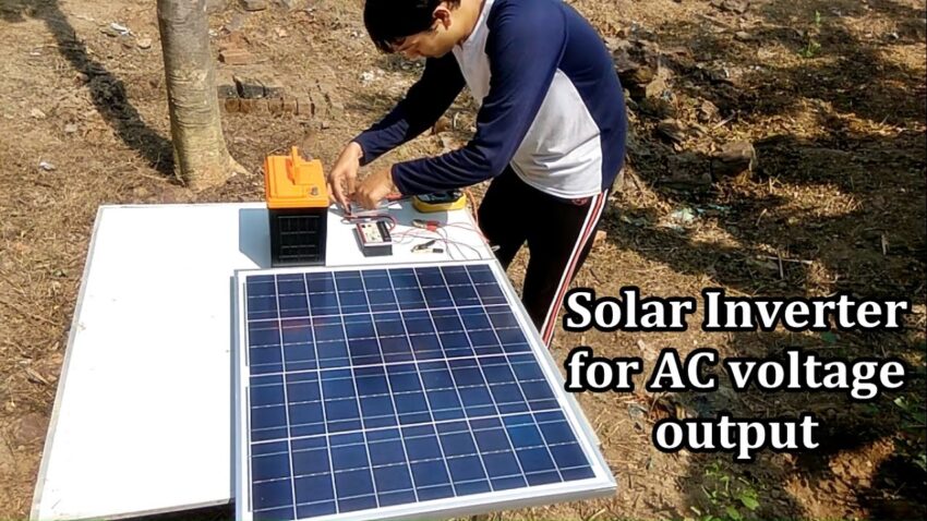 How to connect a Solar Inverter in 10 minutes - Electronics-Lab