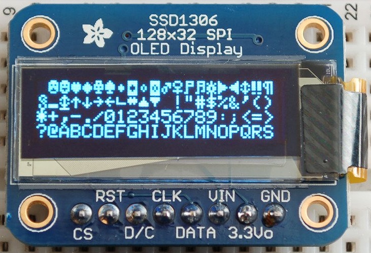 Adafruit Monochrome 1.3" 128x64 OLED graphic display