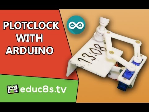 Plotclock with a DS3231 Real Time Clock and an Arduino UNO