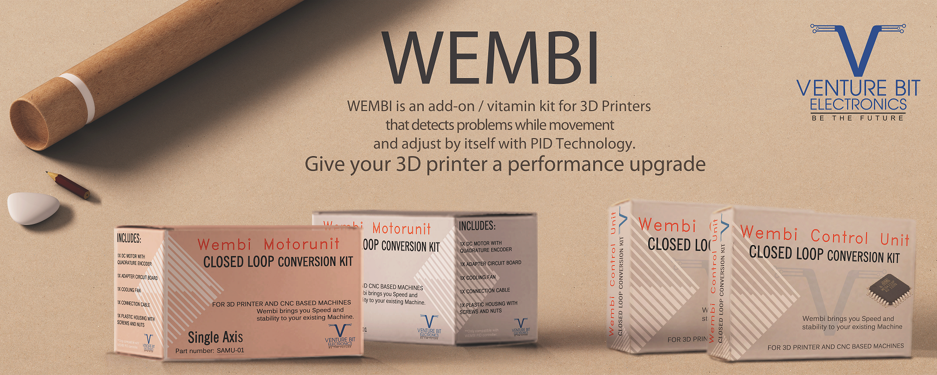 Meet Wembi – The World’s First, Closed Loop Conversion Kit for 3D Printer