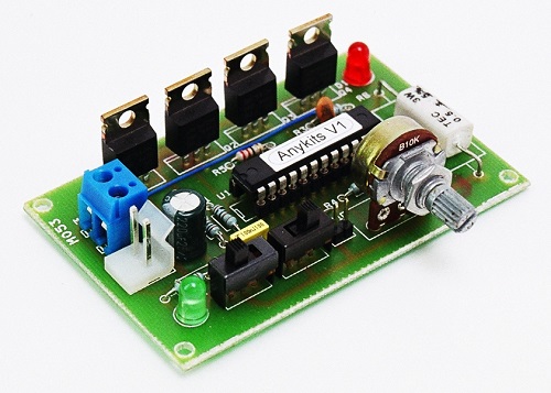 DC Motor & Direction Controller with Brake using MC33035