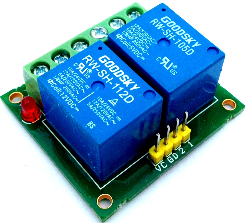 Dual Relay Board Using SMD Components