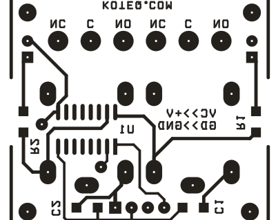 Dual-Relay-Board-pcb-BOTTOM - Electronics-Lab.com
