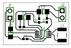 2.7V-4.2V input to 3.3V – 0.6A output Buck-Boost Converter using LTC3440